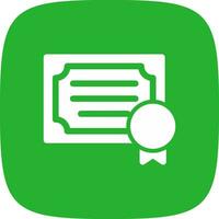 Certificate Creative Icon Design vector