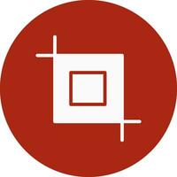Crop Creative Icon Design vector