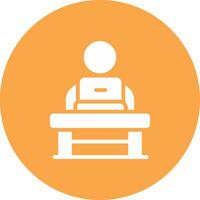 Work From Home Creative Icon Design vector
