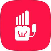 Robot Hand Creative Icon Design vector