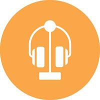 Headphone Creative Icon Design vector