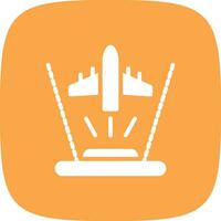 Ar Flight Training Creative Icon Design vector