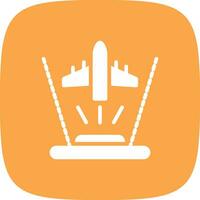 Ar Flight Training Creative Icon Design vector