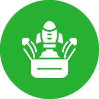 Think Out Of The Box Creative Icon Design vector