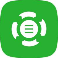 Circle Arrow Process Creative Icon Design vector