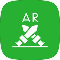 Ar Fighting Creative Icon Design vector