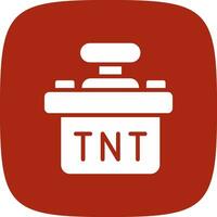 diseño de icono creativo tnt vector