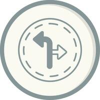 Turn Direction Vector Icon