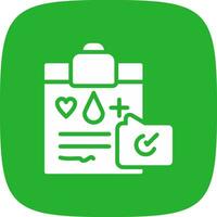 Medical Record Creative Icon Design vector