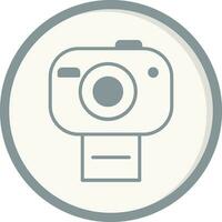 icono de vector de cámara de fotos