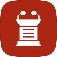 Lectern Creative Icon Design vector