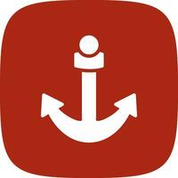 Anchor Creative Icon Design vector