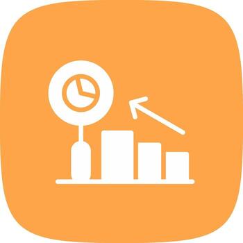 Predictive Analytics Creative Icon Design vector