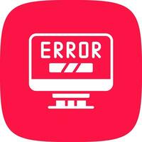 Error Creative Icon Design vector