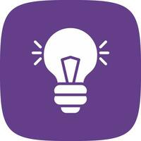 Light Bulb Creative Icon Design vector
