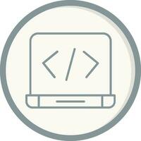 icono de vector de codificación web