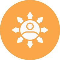 Influence Creative Icon Design vector