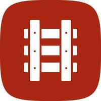 Train Tracks Creative Icon Design vector