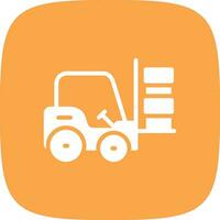 Forklift Creative Icon Design vector