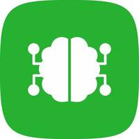 Neurons Circuit Creative Icon Design vector