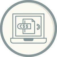 icono de vector de css