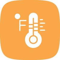 Fahrenheit Creative Icon Design vector