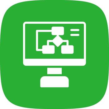 diseño de icono creativo de algoritmo vector