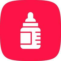 Feeding Bottle Creative Icon Design vector