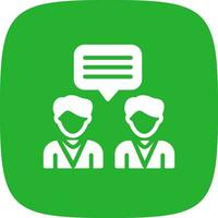 Dialogue Creative Icon Design vector