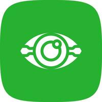 Cataract Creative Icon Design vector