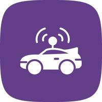 Autonomous Vehicle Creative Icon Design vector