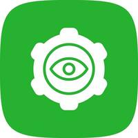 Eye Setting Creative Icon Design vector