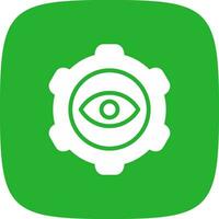 Eye Setting Creative Icon Design vector