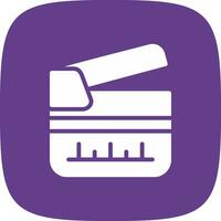 Clapperboard Creative Icon Design vector