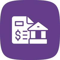 Bank Statement Creative Icon Design vector