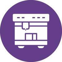 3D Printing Creative Icon Design vector