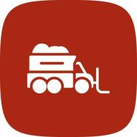 Snowplow Creative Icon Design vector