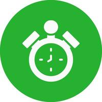 Alarm Clock Creative Icon Design vector