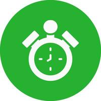 Alarm Clock Creative Icon Design vector