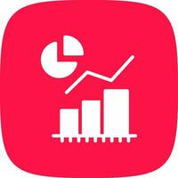 Statistical Analysis Creative Icon Design vector