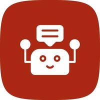 Chatbot Creative Icon Design vector