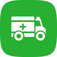 Ambulance Creative Icon Design vector