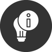 Light Info Creative Icon Design vector