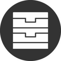 Drawers Creative Icon Design vector