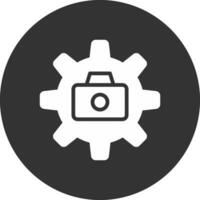 configuración cámara creativo icono diseño vector