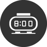 Digital Clock Creative Icon Design vector