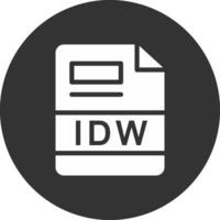 idw creativo icono diseño vector