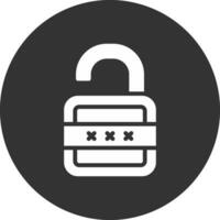 Lock Open Creative Icon Design vector