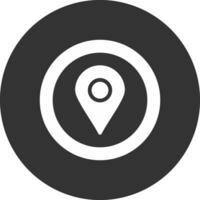 diseño de icono creativo de pin de ubicación vector