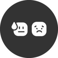 Basic Emotion Creative Icon Design vector